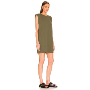 Revolve Sanctuary Shoulder Pad Dress Hiker Green Women's Extra Large